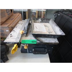 Mastercraft tile saw - used