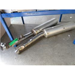 2 Exhaust pipes - used