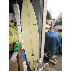 Punalua tri-fin surfboard - used