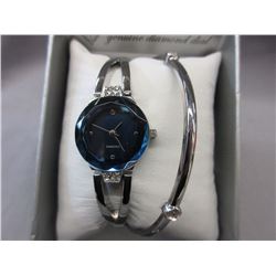 New - Ladies Genuine Diamond Set Watch