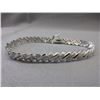 Image 1 : New - Sterling Silver Diamond Bracelet
