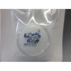 17 Assorted Cut Loose Tanzanite Gemstones