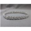 Image 1 : 30 CTW CZ Ladies Sterling Silver Bracelet