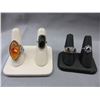 Image 1 : 4 Gemstone & Sterling Silver Estate Rings