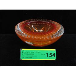 Vintage 1970's art glass bowl