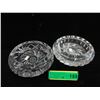 Image 1 : 2 Pinwheel crystal ashtrays