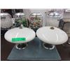 Image 1 : 2 Vintage glass ceiling lights