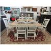 Image 1 : NEW - 9 Piece "Distressed" dining set