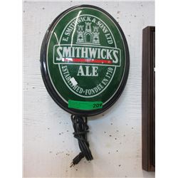 Electric "Smithwick's Ale" wall sign