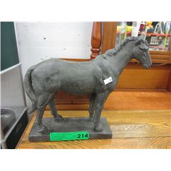 Pottery horse statue - used