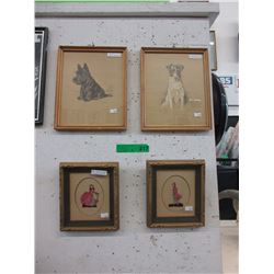 Vintage prints & needle point