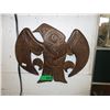 Image 1 : Wood carved eagle wall plaque