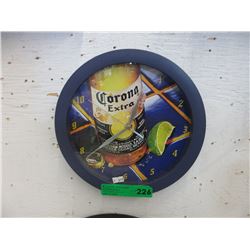 Corona beer wall clock - used