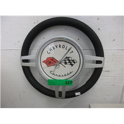 Corvette wall clock - used