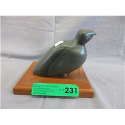 Canadian "Eskimo Art" stone ptarmigan