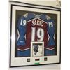 Image 1 : Framed Joe Sakic memorabilia