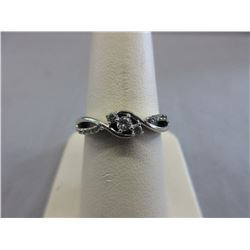 10KT White Gold Diamond Band Ring