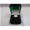 Image 2 : 2 CT Oval Citrine Gemstone & Diamond Ring