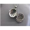 Image 2 : New Diamond Filigree Design Locket & Chain