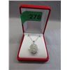 Image 3 : New Diamond Filigree Design Locket & Chain