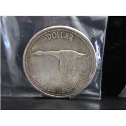 1967 Canada 80% Silver One Dollar Coin