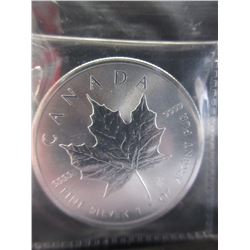 2015 Canadian 1 Troy Oz. Maple Leaf .9999 Silver Coin