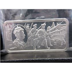 2.08 Troy Oz. Proof Quality .925 Silver Art Bar