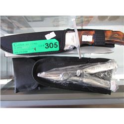 2 New knives & 2 multi-practic tools