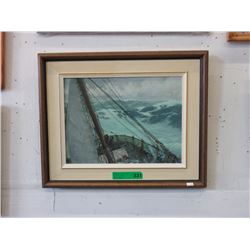 Signed paint on canvas