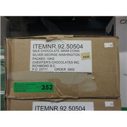 10 kg Case of milk chocolate coins