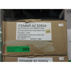 10 kg Case of milk chocolate coins