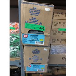 2 Cases of siding nails