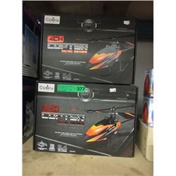 3 R/C micro helicopters - store return