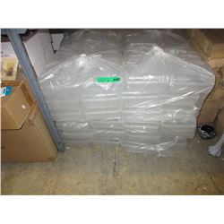 4 Dozen hinged lid plastic containers - new