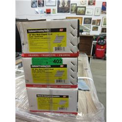 3 Cases of collated framing nails