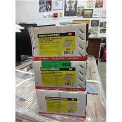 3 Cases of collated framing nails