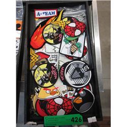 25 New comic & cartoon character patches