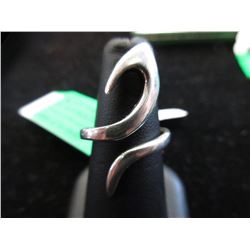 Sterling Silver ring - Abstract design