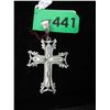 Image 1 : Large Sterling Silver cross pendant