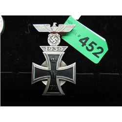 Iron Cross 1914 1st Class With 1939 Eagle Clasp