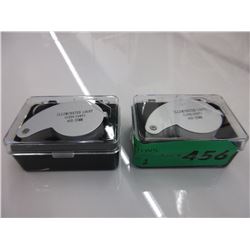 2 New Illuminated jeweler's loupes