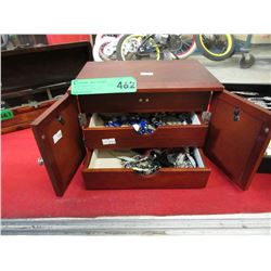 Small jewelry box & contents