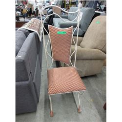 Metal framed dining chair