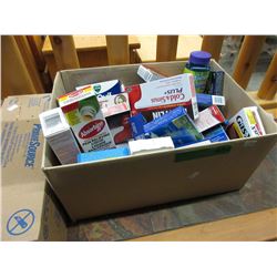 Box of over the counter medications