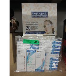 New pens & makeup remover wipes