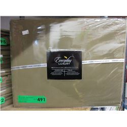 New - Queen size Microfiber sheet set - green