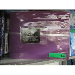 New - Queen Size microfiber sheet set - purple