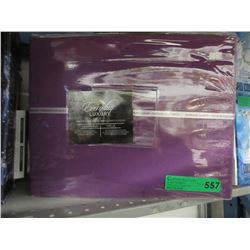 New - Queen Size microfiber sheet set - purple