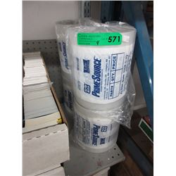 4 Rolls of plastic screw & nail bags