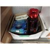 Image 1 : Box of assorted lights - used